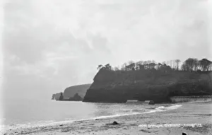 Dawlish Prints: Dawlish Coastline at Dusk