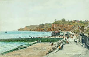 Dawlish Prints: Dawlish, South Devon, viewed from the station
