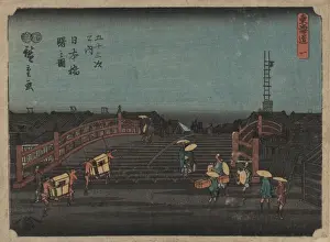 Nihonbashi Prints: Dawn at Nihonbashi