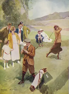 Partner Prints: A DAY ON THE LINKS 1929