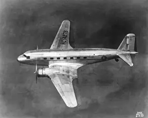 Mcdonnell Prints: DC 2 Aeroplane with American Airlines livery