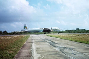 DC-6 at Belize