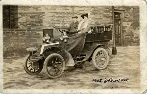 Bradford Prints: De-Dion 8HP Vintage Car, Heaton, Yorkshire