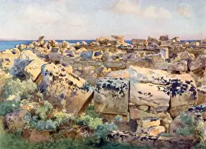 Dead city, Selinous, Sicily, Italy