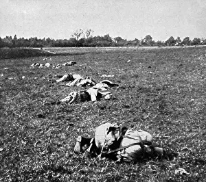 Marne Prints: Dead Turcos on the battlefield