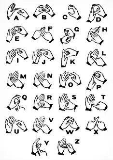 Deaf Prints: DEAF & DUMB ALPHABET DEAF & DUMB ALPHABET