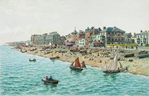 Pier Prints: Deal, Kent, viewed from the Pier