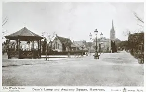 Wrought Prints: Deans Lamp and Academy Square, Montrose, Scotland