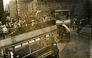 Jewellers Prints: Deansgate - Bridge Street, Manchester, Lancashire