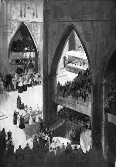 Anointing Gallery: Deaprture of the Queen, Coronation 1953