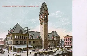 Dearborn Prints: Dearborn Street Station - Chicago, Illinois
