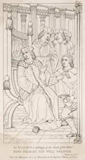 Learns Prints: Death of Charles VI