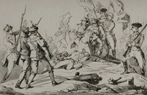 Montgomery Prints: Death of General Richard Montgomery - Battle of Quebec