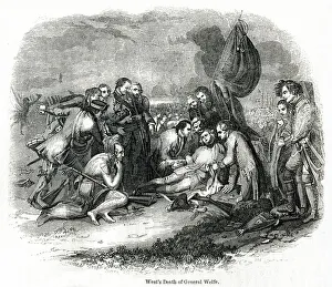 Images Dated 15th February 2019: Death of General Wolfe 1759