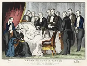 Zachary Prints: Death of General Zachary Taylor