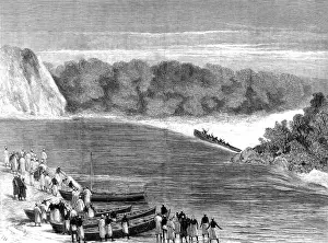 Falls Prints: The Death of Kalulu, Kalulu Falls, Central Africa, 1876