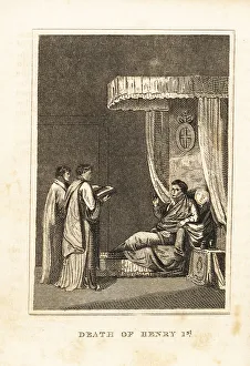 Virtue Prints: Death of King Henry I of England, Rouen, 1135