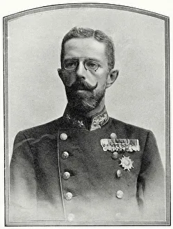 Death of the late Oscar II (1829 - 1907), King of Sweden, commemorate front cover of The Graphic. Date: December 1907
