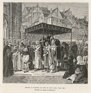 Tunis Prints: DEATH OF LOUIS IX