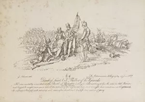 Lithographs Gallery: Death of Lt-Col William Miller of the 1st Guards
