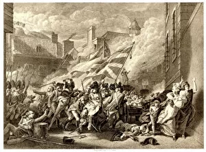1781 Gallery: Death of Major Peirson at St Helier, Jersey