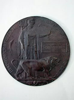 Carter Collection: Death Plaque in the name of David Harrison