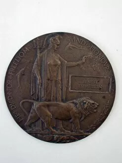 Sheffield Gallery: Death Plaque in the name of Ernest Emmerson