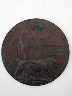 Wounds Collection: Death Plaque in the name of Private Frederick George Styles