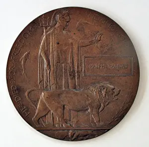 Ramsay Prints: Death Plaque in the name of Ralph Ramsay