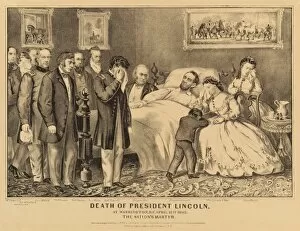 Images Dated 31st May 2011: Death of President Abraham Lincoln