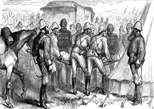 Death of the Prince Imperial; arrival of the body at Itelezi Death of the Prince Imperial; arrival of the body at Itelezi