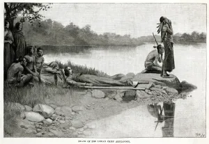 Images Dated 21st December 2018: The Death of Sachem Wamsutta