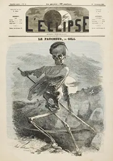 Allegories Prints: DEATH WITH SCYTHE