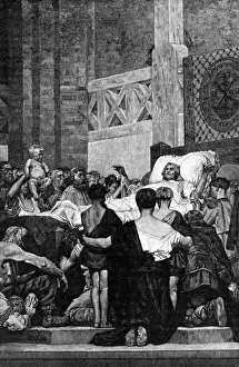Genevieve Prints: Death of St Genevieve
