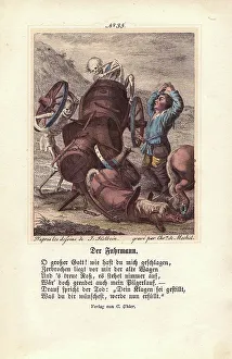 Death surprises the Waggoner as he transports