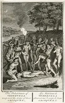 Venezuela Prints: DEATH, VENEZUELA CACIQUE