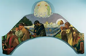 Sadness Prints: Death of VIrgin Mary by Joan Llimona Bruguera (1860-1926). B