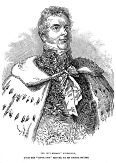 The Death of Viscount Melbourne, portrait