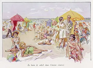 Deauville, the Beach