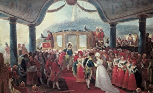 Archduchess Gallery: DEBRET, Jean Baptiste (1768-1848). Arrival of