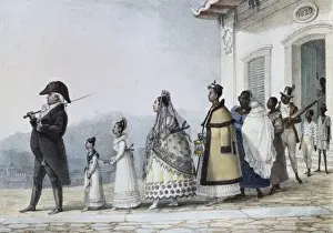 DEBRET, Jean Baptiste (1768-1848). A Colourful