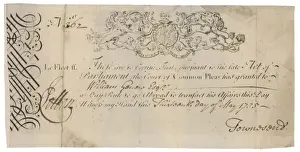 Debtors Prints: Debtors Certificate / 1735