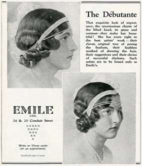 Images Dated 6th January 2017: The Debutante - hairdressing from Emile