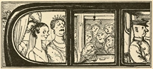 Mall Gallery: Debutante queuing in the Mall by Rex Whistler
