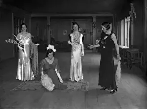 Debutantes Curtsying