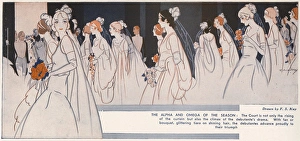 Debutantes about to be presented at court