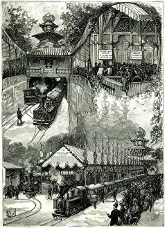 Decauville Prints: Decauville Railway, Paris Exhibition of 1889