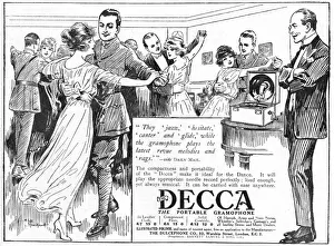 Gramophone Prints: Decca Gramophone advertisement, post war