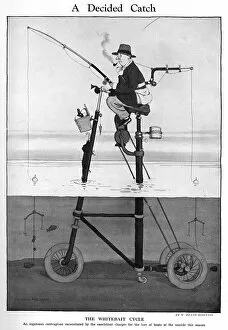 Bicycle Collection: A Decided Catch by William Heath Robinson
