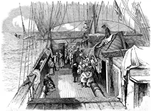 The Deck of an Australian Emigrant Ship, 1849